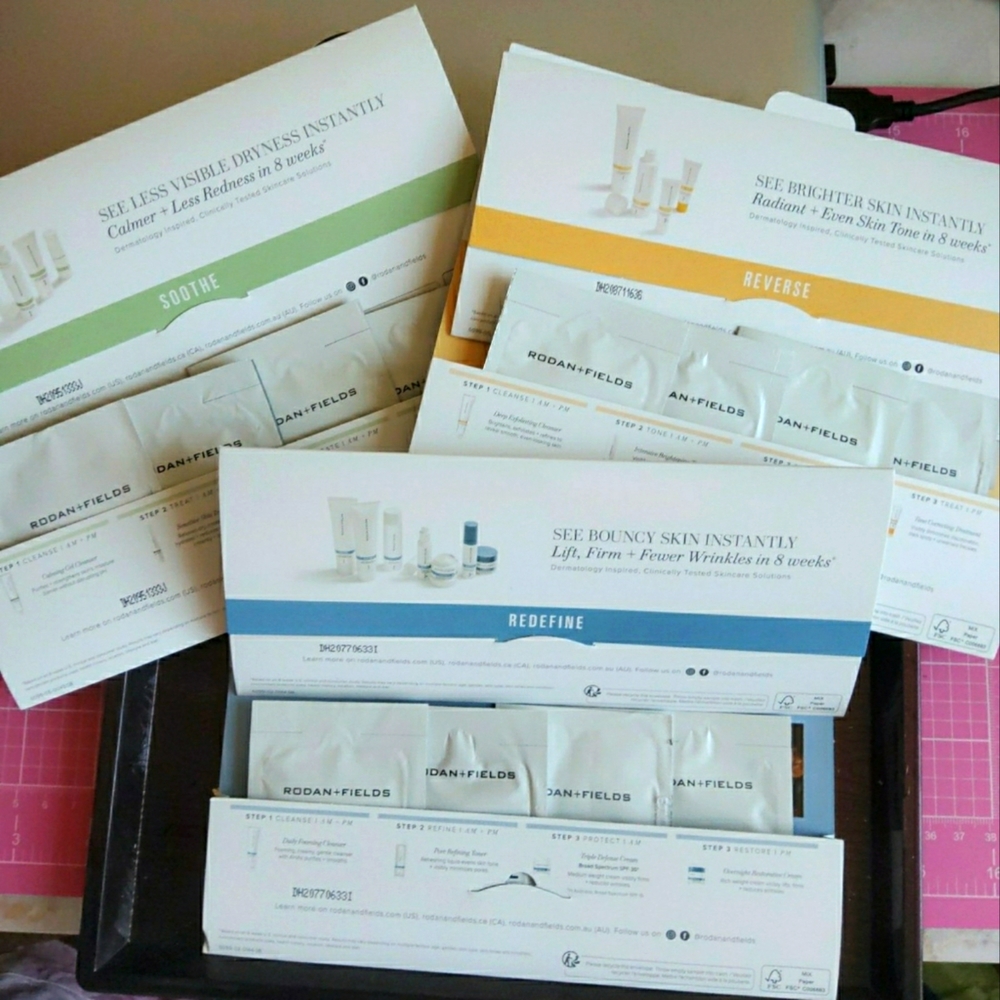 Rodan and Fields Regimen Samples all 3